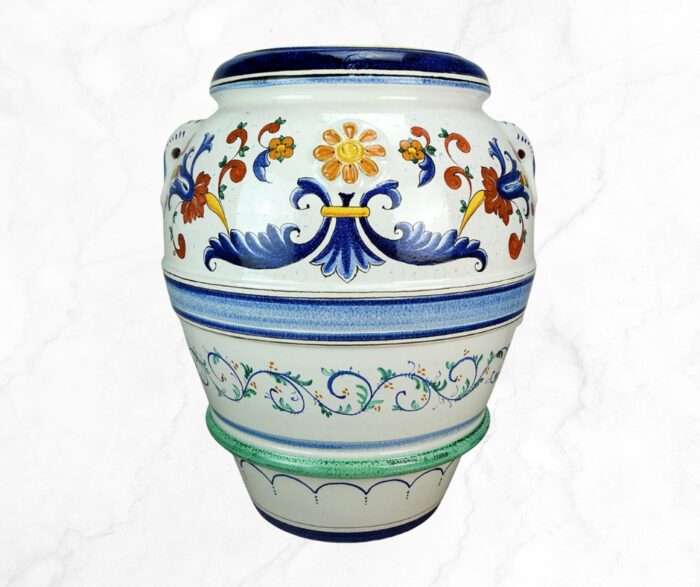 Elegantico Azure Bloom Ceramic Vase