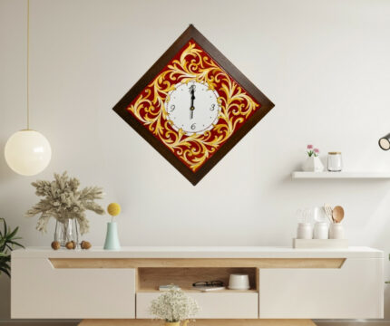 Elegantico Venetian Crimson CeramicClock