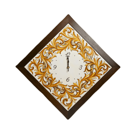 Baroque Flourish Wall Clock