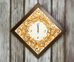 Elegantico Baroque Flourish Ceramic Clock