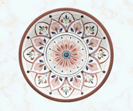 Elegantico Eternal Petals Ceramic Wall Plate