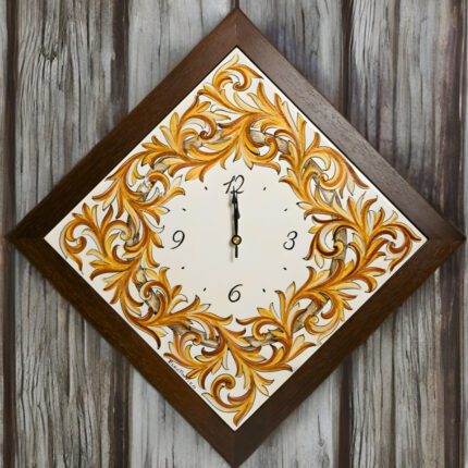 Baroque Flourish Wall Clock