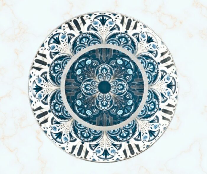 Elegantico Sapphire Elegance Wall Plate