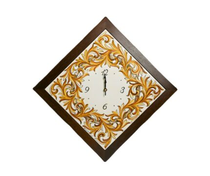 Elegantico Baroque Flourish Ceramic Clock