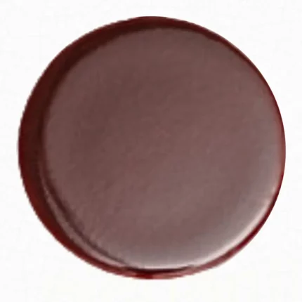 A mono-color lava stone table in cocoa luster hues. Enjoy your coffee on lava stone!
