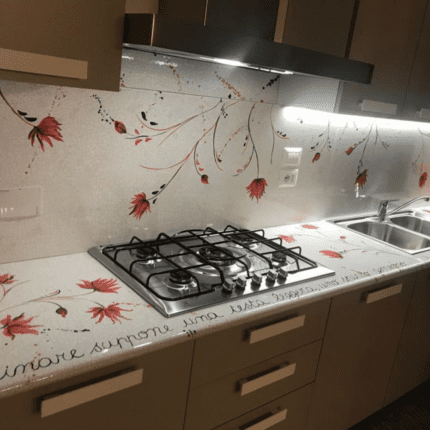 Floral Harmony Kitchen