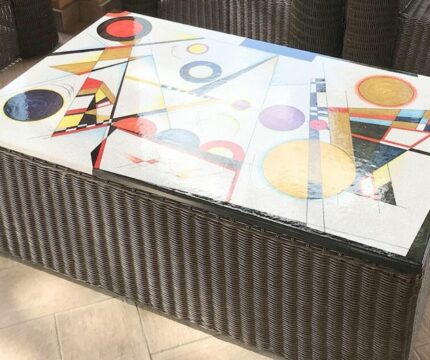 Elegantico Forma Fusion Lava Stone Table