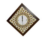 Elegantico Peacock Tail Ceramic Clock