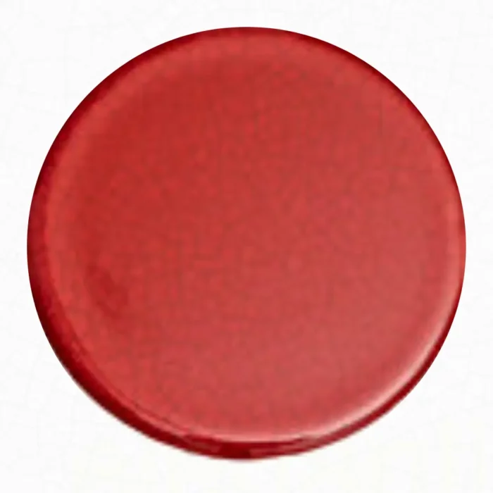 A mono-color lava stone table in red ember hues. Let your space resonate lava stone!