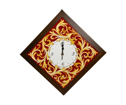 Elegantico Venetian Crimson CeramicClock