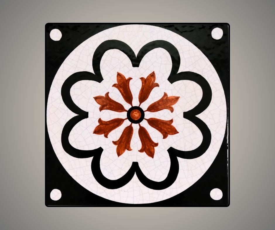 A custom-sized and designed lava stone tile, ideal for decorating and elevating sidewalks or any backyard project.